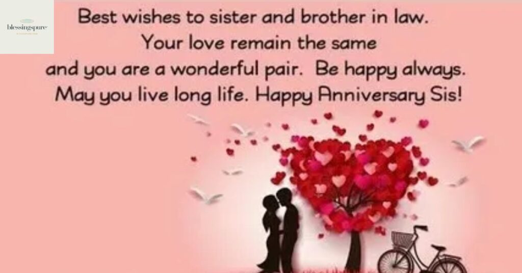 Romantic Wedding Anniversary Wishes for Didi and Jiju