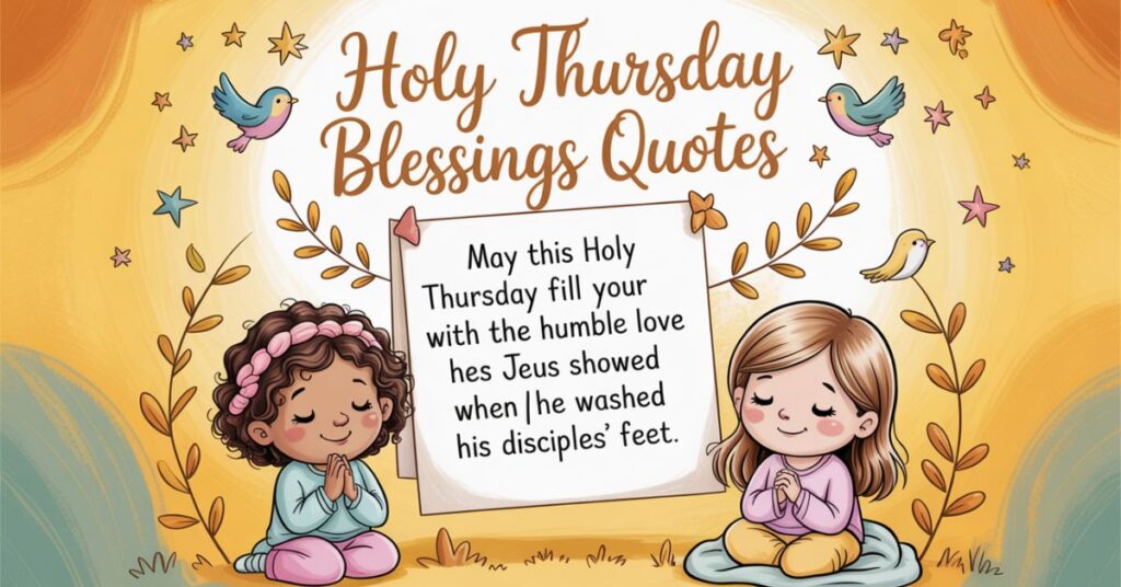 Holy Thursday Blessings Quotes