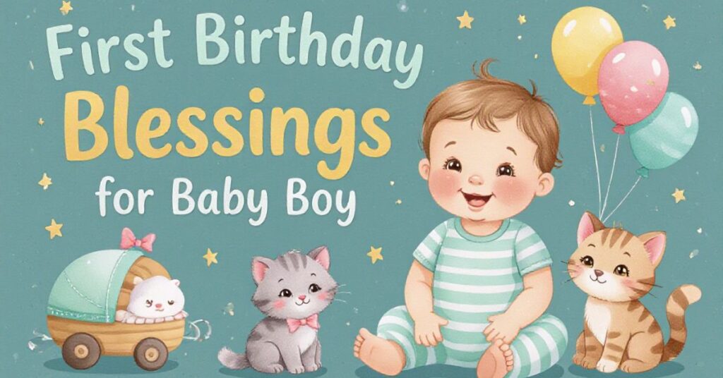 First Birthday Blessings for Baby Boy