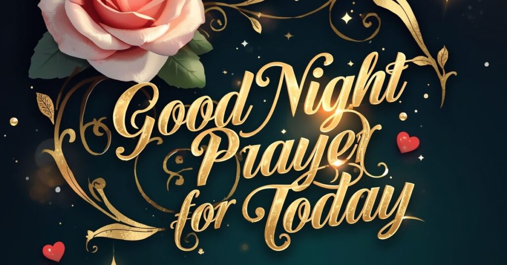 Good Night Prayer for Today