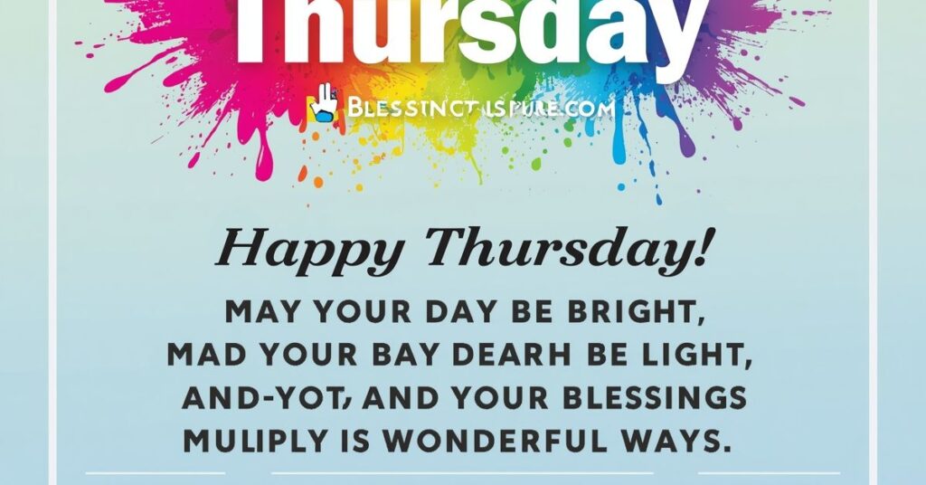 Happy Greetings for Thursday