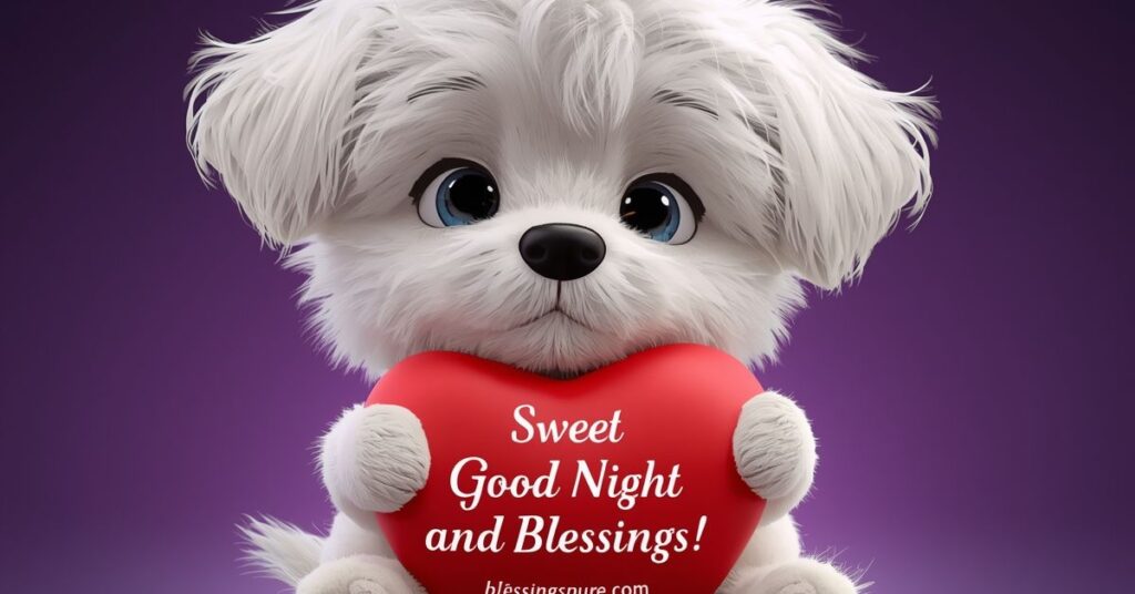 Sweet Good Night Wishes and Blessings