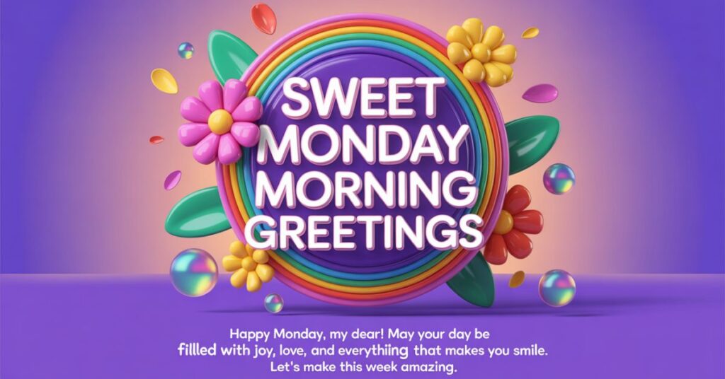 Sweet Monday Morning Greetings