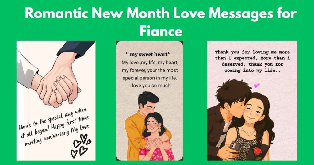 Romantic New Month Love Messages for Fiance